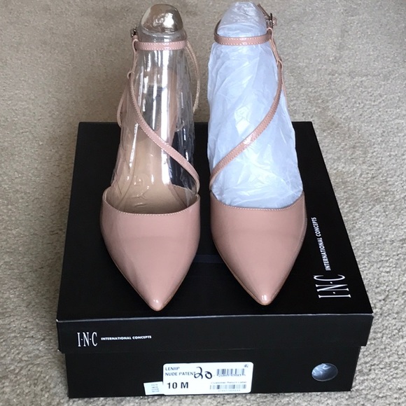 INC International Concepts Shoes - NEW Nude Patent
